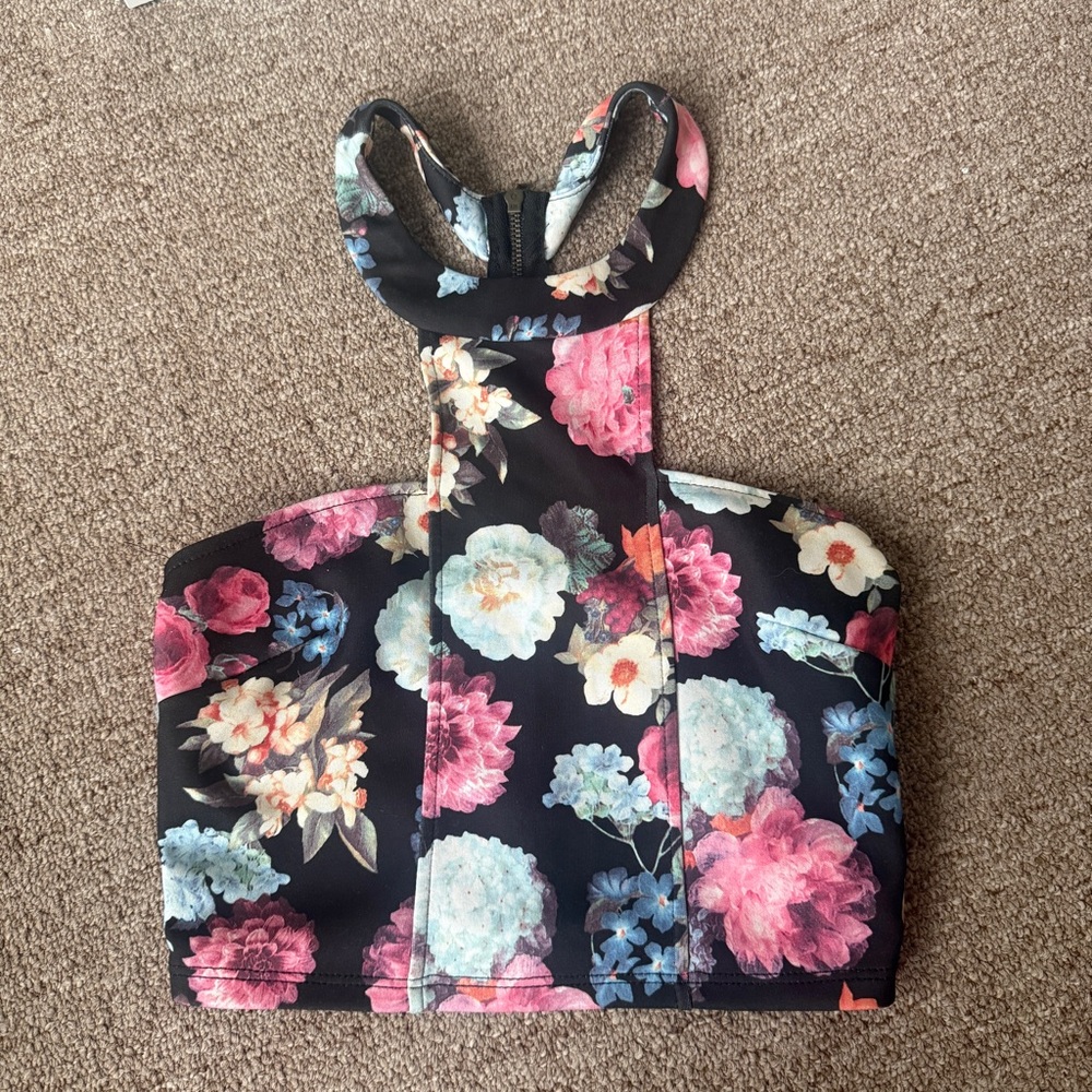 Halter Floral Top
